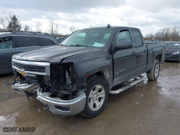 2015 Chevrolet Silverado 1500 LT with VIN 1GCVKREC8FZ361181, listed as a IAAI auction lot 41449096 with 129,811 mi miles. Bid and sale history available at carsss.com. Image 2.