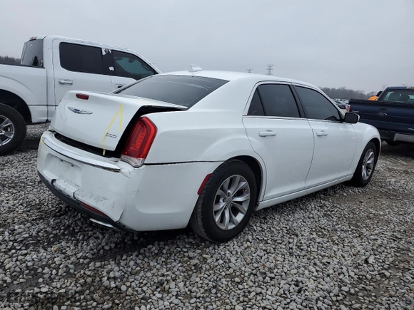 2015 Chrysler 300 Limited with VIN 2C3CCAAG2FH828923, listed as a Copart auction lot 43559565 with 153,507 mi miles and Salvage Title. Bid and sale history available at carsss.com. Image 3.