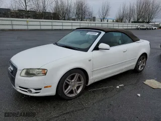 2007 Audi A4 2.0T with VIN WAUAF48H87K014759, listed as a Copart auction lot 45568695 with 144,736 mi miles and Clean Title. Bid and sale history available at carsss.com. Image 1.