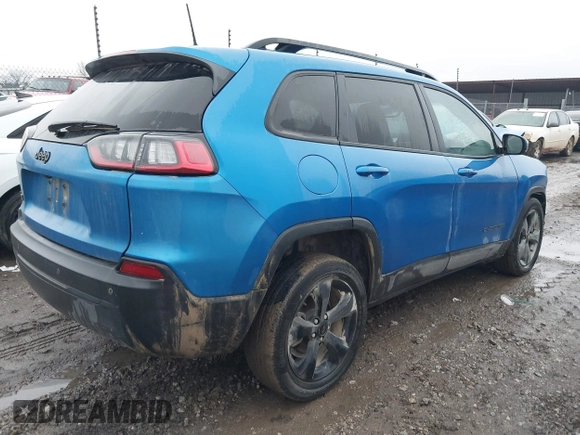 2021 Jeep Cherokee Altitude with VIN 1C4PJLLB8MD112201, listed as a IAAI auction lot 41417826 with 72,885 mi miles. Bid and sale history available at carsss.com. Image 4.