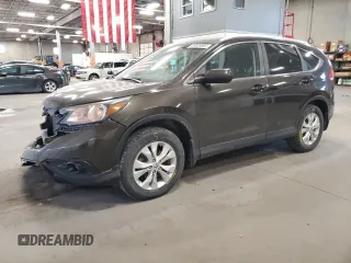 2013 Honda CR-V EX-L z VIN 5J6RM4H72DL002285, wystawiony jako Copart lot #55939585 z przebiegiem 163 350 mil mil oraz Szkody całkowita. Historia ofert i sprzedaży dostępna na DreamBid. Obrazek 1.