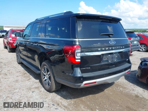 2024 Ford Expedition Max Limited z VIN 1FMJK2A86REA38715, wystawiony jako IAAI lot #42628699 z przebiegiem 49 417 mil mil oraz . Historia ofert i sprzedaży dostępna na DreamBid. Obrazek 3.