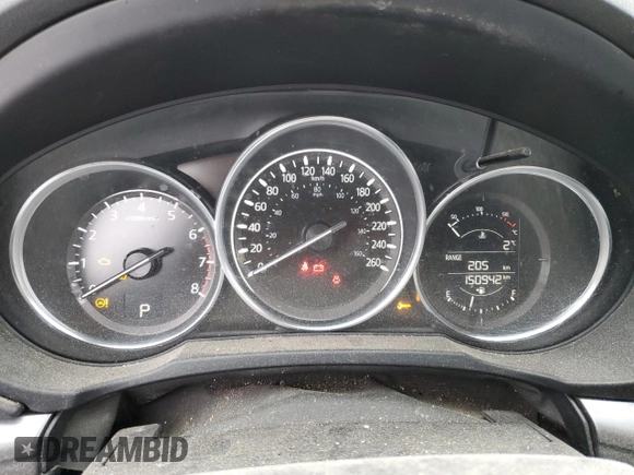 2019 Mazda CX-5 Sport with VIN JM3KFBBL4K0606504, listed as a Copart auction lot 46343035 with 150,942 mi miles and Salvage Title. Bid and sale history available at DreamBid. Image 9.