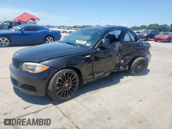 2012 BMW 1 Series 135i with VIN WBAUC9C51CVM13036, listed as a Copart auction lot 63093615 with Not provided miles and Clean title. Bid and sale history available at DreamBid. Image 1.