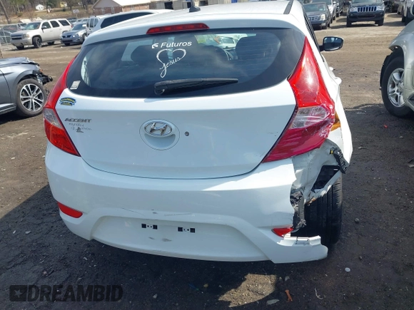 2016 Hyundai Accent SE with VIN KMHCT5AE0GU238781, listed as a IAAI auction lot 41805846 with 121,022 mi miles. Bid and sale history available at carsss.com. Image 16.