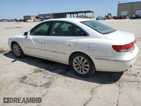 2006 Hyundai Azera SE with VIN KMHFC46F56A098008, listed as a Copart auction lot 51842105 with 129,476 mi miles and Clean title. Bid and sale history available at DreamBid. Image 2.
