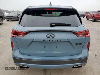 2024 Infiniti QX50 Sport with VIN 3PCAJ5FA7RF108824, listed as a Copart auction lot 55150705 with 7,388 mi miles and Salvage title. Bid and sale history available at DreamBid. Image 6.
