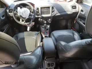 2018 Jeep Compass Trailhawk with VIN 3C4NJDDB6JT231480, listed as a Copart auction lot 56474865 with 61,051 mi miles and Salvage title. Bid and sale history available at DreamBid. Image 8.
