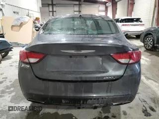 2015 Chrysler 200 S with VIN 1C3CCCBB9FN505720, listed as a Copart auction lot 89372565 with 108,206 mi miles and Salvage Title. Bid and sale history available at carsss.com. Image 6.