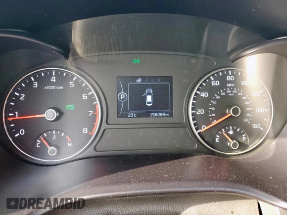 2018 Kia Optima LX with VIN 5XXGT4L37JG180452, listed as a Copart auction lot 60910515 with 156,068 mi miles and Salvage title. Bid and sale history available at DreamBid. Image 9.