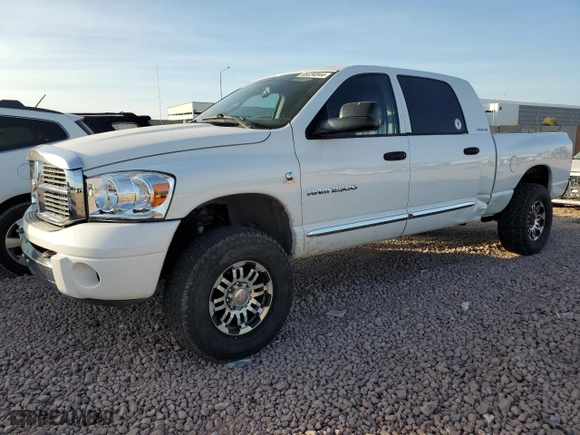 2006 Dodge Ram 2500 SLT with VIN 3D7KS29C66G160549, listed as a Copart auction lot 85234944 with 208,191 mi miles and Salvage Title. Bid and sale history available at carsss.com. Image 1.