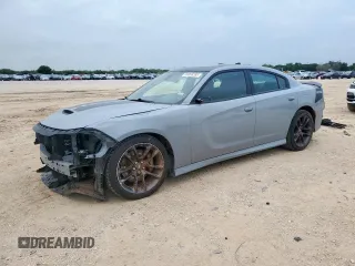 2021 Dodge Charger R/T with VIN 2C3CDXCT3MH603627, listed as a Copart auction lot 59358285 with 40,824 mi miles and Salvage title. Bid and sale history available at DreamBid. Image 1.