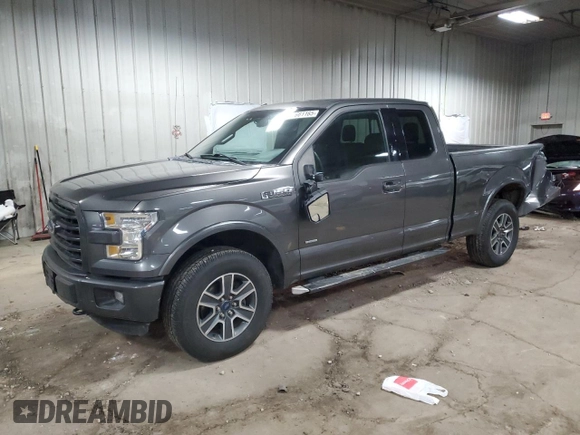 2016 Ford F-150 XLT with VIN 1FTEX1EP5GKF92460, listed as a Copart auction lot 47661165 with 127,986 mi miles and Salvage Title. Bid and sale history available at carsss.com. Image 1.