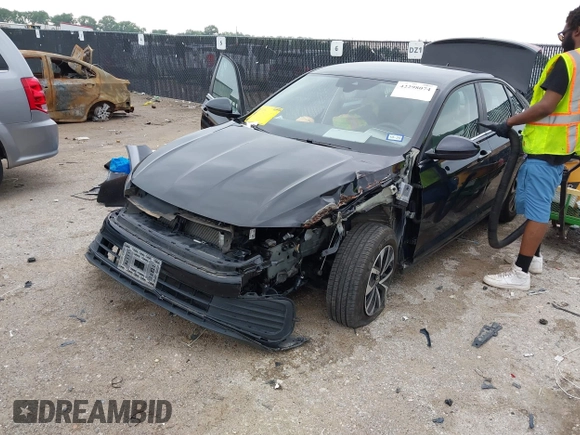 2024 Volkswagen Jetta S with VIN 3VW5M7BU7RM014472, listed as a IAAI auction lot 42298074 with 12,662 mi miles and . Bid and sale history available at DreamBid. Image 18.