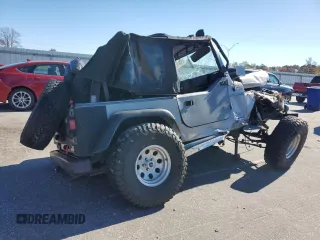 2001 Jeep Wrangler SE with VIN 1J4FA29P71P310653, listed as a Copart auction lot 81682424 with 0 mi miles and Salvage Title. Bid and sale history available at carsss.com. Image 3.