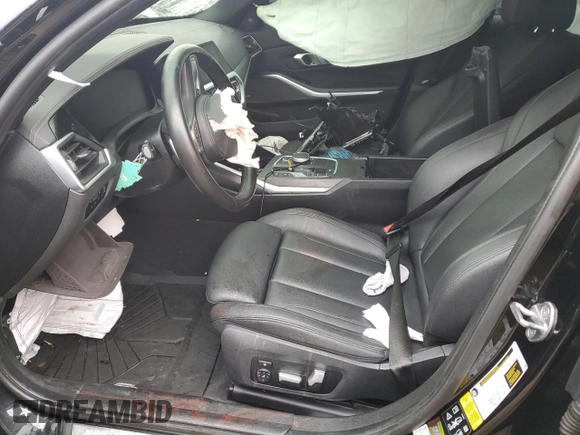 2020 BMW 3 Series M340i xDrive with VIN WBA5U9C01LFH09435, listed as a Copart auction lot 47883435 with Not Provided miles and Salvage Title. Bid and sale history available at DreamBid. Image 7.
