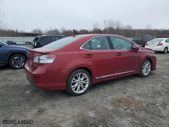 2010 Lexus HS 250h with VIN JTHBB1BA1A2037738, listed as a Copart auction lot 49713175 with 182,622 mi miles and Salvage Title. Bid and sale history available at carsss.com. Image 3.