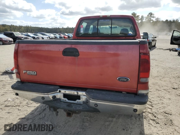 2003 Ford Super Duty F-250 XL with VIN 1FTNW20F83EA79803, listed as a Copart auction lot 77653954 with 0 mi miles and Salvage Title. Bid and sale history available at carsss.com. Image 6.