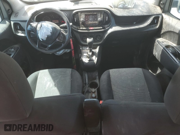2017 Ram ProMaster City Cargo Tradesman with VIN ZFBERFAB8H6E30579, listed as a Copart auction lot 58069185 with 78,878 mi miles and Salvage title. Bid and sale history available at DreamBid. Image 8.