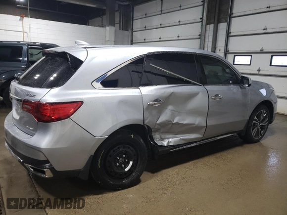 2020 Acura MDX w/Technology Pkg with VIN 5J8YD4H58LL020290, listed as a Copart auction lot 89012015 with 43,899 mi miles and Salvage Title. Bid and sale history available at carsss.com. Image 3.
