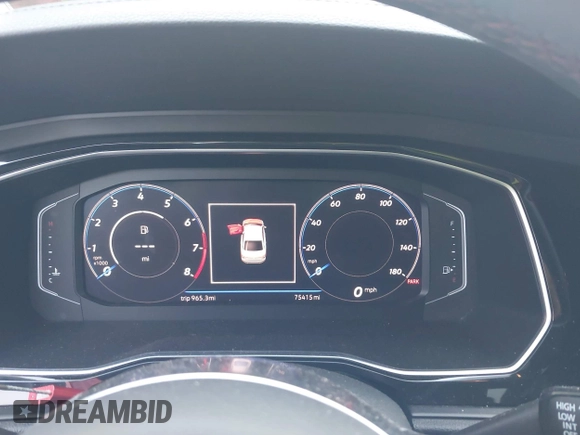 2019 Volkswagen Jetta GLI S z VIN 3VW5T7BU4KM165083, wystawiony jako IAAI lot #40729763 z przebiegiem 75 414 mil mil oraz . Historia ofert i sprzedaży dostępna na DreamBid. Obrazek 7.