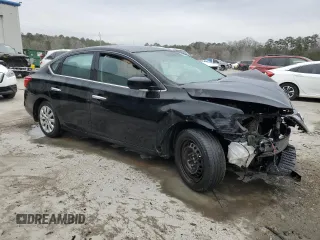 2018 Nissan Sentra S with VIN 3N1AB7AP4JY313730, listed as a Copart auction lot 44554575 with 186,111 mi miles and Salvage Title. Bid and sale history available at carsss.com. Image 4.