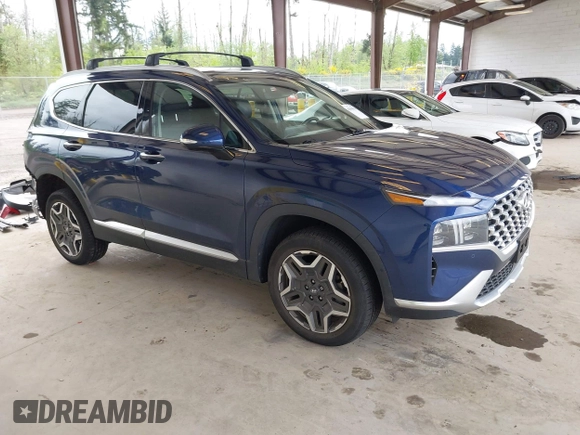 2023 Hyundai Santa Fe Limited with VIN 5NMS4DALXPH486503, listed as a IAAI auction lot 42150944 with 17,197 mi miles and . Bid and sale history available at DreamBid. Image 1.