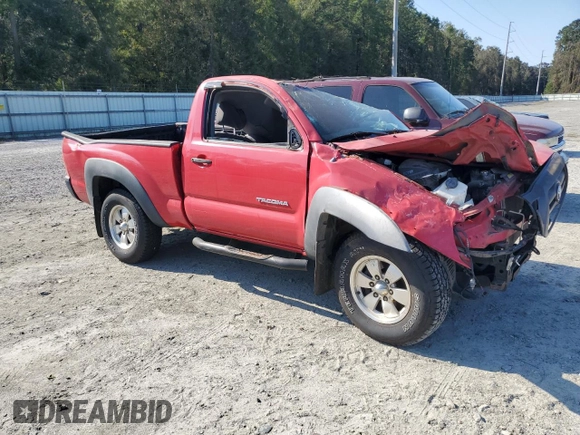 2005 Toyota Tacoma with VIN 5TEPX42N75Z050895, listed as a Copart auction lot 76102134 with 0 mi miles and Non Repairable. Bid and sale history available at carsss.com. Image 4.