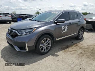 2022 Honda CR-V Touring with VIN 2HKRW2H92NH647904, listed as a Copart auction lot 55584905 with 89,911 mi miles and Salvage title. Bid and sale history available at DreamBid. Image 1.
