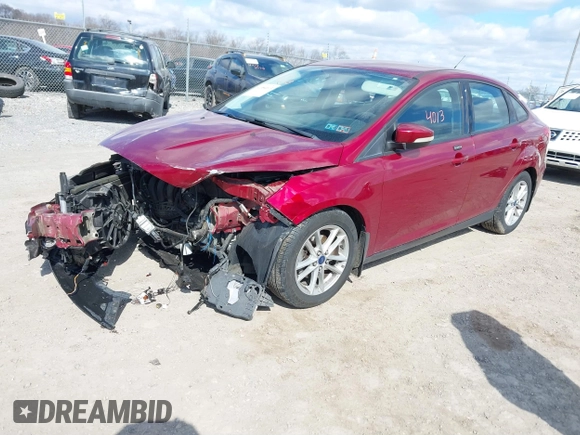 2016 Ford Focus SE with VIN 1FADP3F29GL206987, listed as a IAAI auction lot 41684013 with 92,889 mi miles. Bid and sale history available at carsss.com. Image 2.