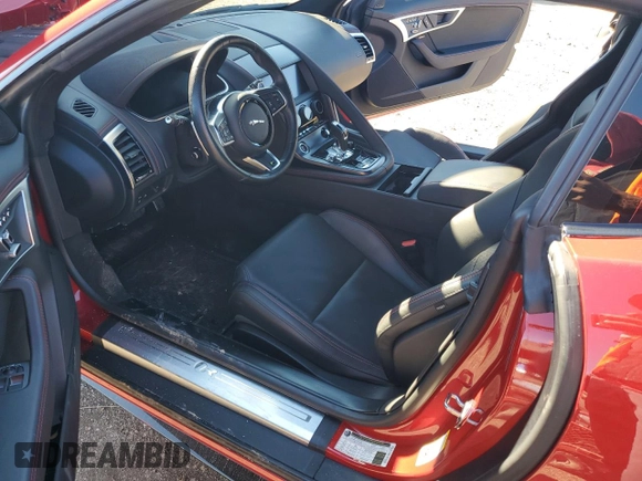 2021 Jaguar F-Type R with VIN SAJD51FE1MCK73529, listed as a Copart auction lot 41490695 with 23,201 mi miles and Salvage Title. Bid and sale history available at DreamBid. Image 7.