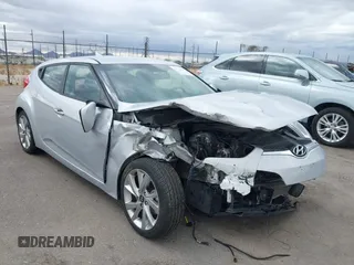 2017 Hyundai Veloster Value Edition with VIN KMHTC6AD2HU308084, listed as a IAAI auction lot 41734062 with 59,354 mi miles. Bid and sale history available at carsss.com. Image 6.