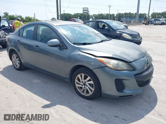 2012 Mazda 3 i Touring with VIN JM1BL1V70C1664809, listed as a IAAI auction lot 42213459 with 331,525 mi miles and . Bid and sale history available at DreamBid. Image 1.