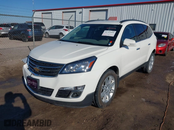 2014 Chevrolet Traverse LT with VIN 1GNKRGKD8EJ150888, listed as a IAAI auction lot 41747645 with 213,773 mi miles. Bid and sale history available at carsss.com. Image 17.