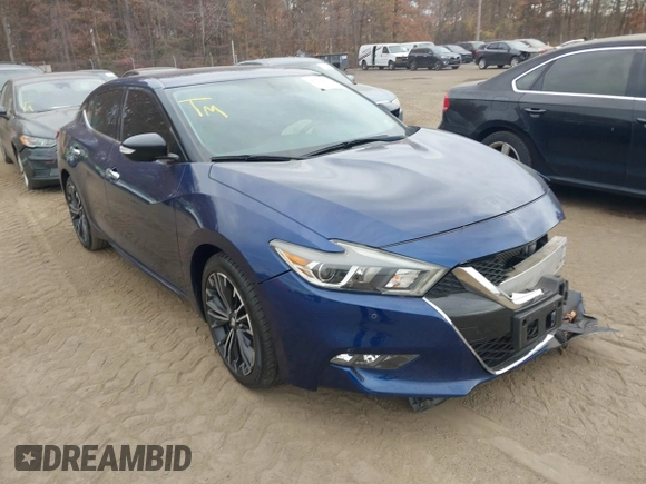 2016 Nissan Maxima Platinum z VIN 1N4AA6AP4GC414364, wystawiony jako IAAI lot #40738491 z przebiegiem 97 889 mil mil oraz . Historia ofert i sprzedaży dostępna na DreamBid. Obrazek 1.
