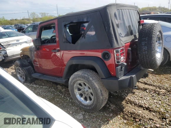 2012 Jeep Wrangler Sport с VIN 1C4AJWAG0CL284426, выставлен на аукционе Copart как лот 52247255 с пробегом Не указан миль и На запчасти • Non repairable. История ставок и продаж доступна на DreamBid. Изображение 2.