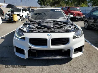 2024 BMW M2 with VIN 3MF13DM09R8D96037, listed as a Copart auction lot 65258314 with 7,776 mi miles and Salvage Title. Bid and sale history available at carsss.com. Image 5.