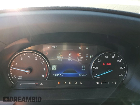 2023 Ford Explorer ST-Line with VIN 1FMSK8KH7PGA10123, listed as a Copart auction lot 45422205 with 29,136 mi miles and Salvage title. Bid and sale history available at DreamBid. Image 9.