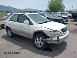 2003 Lexus RX 300 with VIN JTJHF10U430298855, listed as a IAAI auction lot 42359874 with 128,039 mi miles and . Bid and sale history available at DreamBid. Image 1.