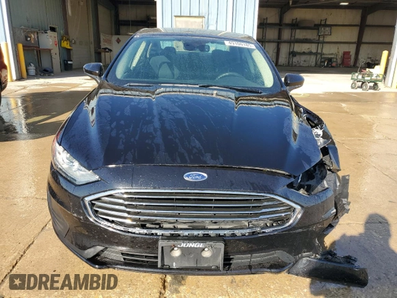 2020 Ford Fusion SE with VIN 3FA6P0HD4LR227506, listed as a Copart auction lot 49100185 with 40,260 mi miles and Salvage Title. Bid and sale history available at carsss.com. Image 5.