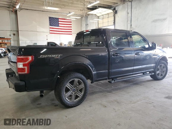 2020 Ford F-150 XL with VIN 1FTFW1E48LFB31480, listed as a Copart auction lot 47610115 with 81,384 mi miles and Salvage Title. Bid and sale history available at carsss.com. Image 3.
