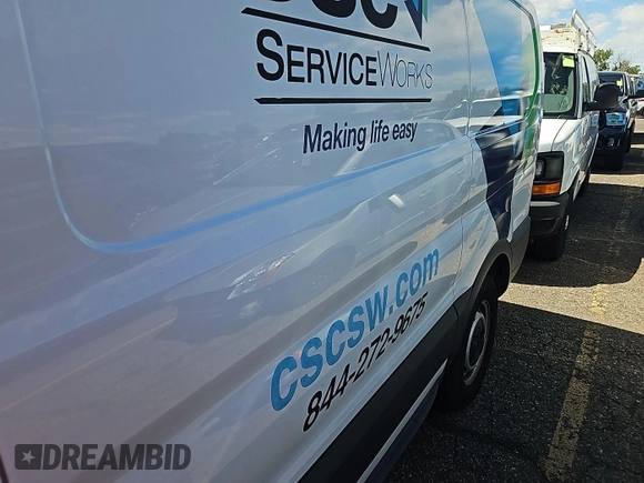 2018 Ford Transit with VIN 1FTYE1YM6JKB52209, listed as a IAAI auction lot 42801071 with 159,984 mi miles and . Bid and sale history available at DreamBid. Image 16.