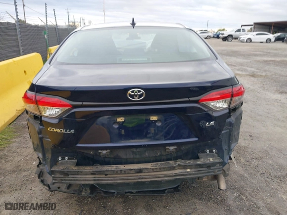 2020 Toyota Corolla LE with VIN 5YFEPRAE4LP126257, listed as a IAAI auction lot 41774270 with 90,768 mi miles. Bid and sale history available at carsss.com. Image 17.