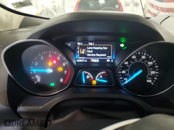 2019 Ford Escape Titanium with VIN 1FMCU9J97KUC37529, listed as a Copart auction lot 42243404 with 37,677 mi miles and Salvage Title. Bid and sale history available at carsss.com. Image 9.