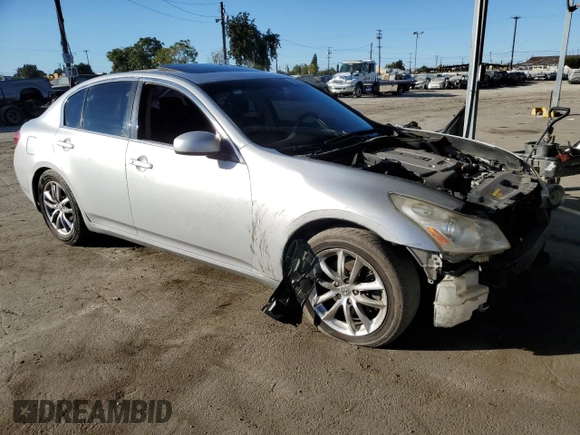 2008 Infiniti G35 with VIN JNKBV61E08M221916, listed as a Copart auction lot 79521034 with Not Provided miles and Salvage Title. Bid and sale history available at DreamBid. Image 4.