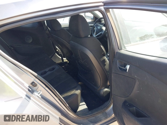 2013 Hyundai Veloster w/Gray Int with VIN KMHTC6AD9DU128725, listed as a IAAI auction lot 42648356 with 168,109 mi miles and . Bid and sale history available at DreamBid. Image 8.