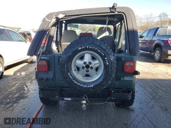 1994 Jeep Wrangler with VIN 1J4FY29S2RP459998, listed as a Copart auction lot 82838194 with 249,908 mi miles and Salvage Title. Bid and sale history available at carsss.com. Image 6.