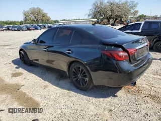 2019 Infiniti Q50 Luxe z VIN JN1EV7AP9KM515606, wystawiony jako Copart lot #53248805 z przebiegiem 100 081 mil mil oraz Nie do naprawy • Non repairable. Historia ofert i sprzedaży dostępna na DreamBid. Obrazek 2.