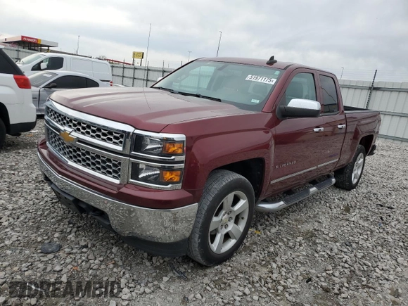 2015 Chevrolet Silverado 1500 LS with VIN 1GCVKPEC9FZ318957, listed as a Copart auction lot 51971175 with 82,201 mi miles and Salvage Title. Bid and sale history available at DreamBid. Image 1.