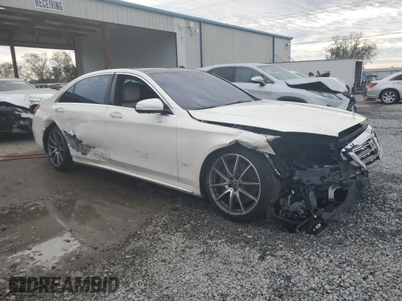 2018 Mercedes-Benz S 560 with VIN WDDUG8DB7JA413543, listed as a Copart auction lot 88582945 with Not Provided miles and Salvage Title. Bid and sale history available at carsss.com. Image 4.